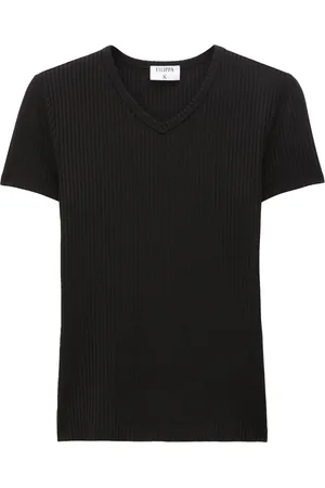 Filippa K Playera tejida de canalé con cuello en V
