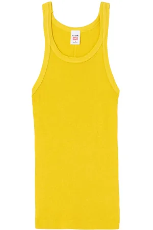 RE/DONE Camiseta con cuello redondo
