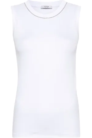PESERICO SIGN Camiseta con detalles de cristal