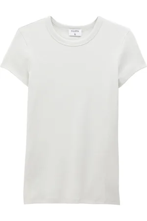 Filippa K Playera tejido fino de canalé