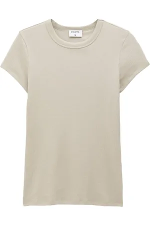 Filippa K Playera tejido fino de canalé