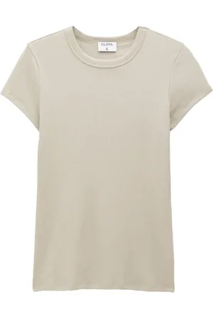 Filippa K Playera tejido fino de canalé