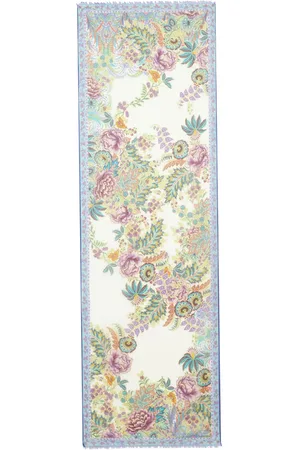 Etro Mascada de seda con estampado floral