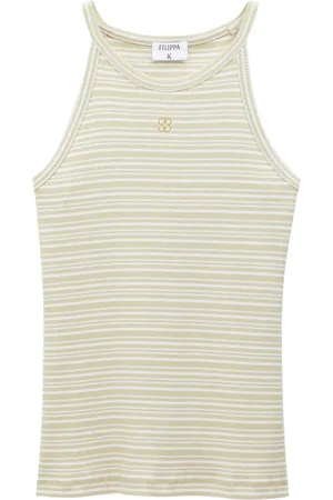 Filippa K Camiseta con monograma bordado