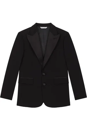 Dolce & Gabbana Blazer con acabado satinado y botones