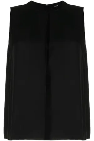 THEORY Blusa de seda sin mangas