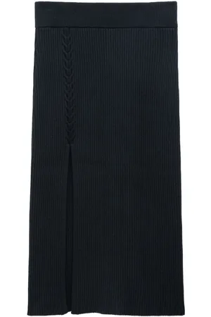 Filippa K Falda midi con abertura en la parte delantera