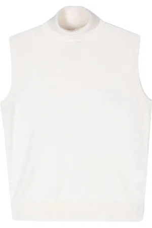 Rohe Top tejido con cuello alzado