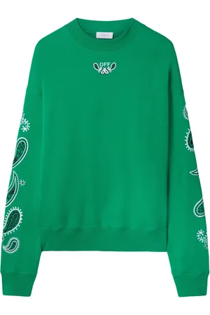 OFF-WHITE Sudadera Arrow con bordado de bandana