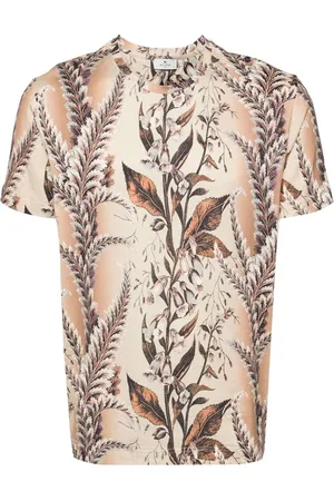 Etro Playera con estampado botánico