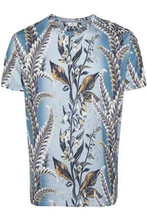 Etro Playera con estampado botánico