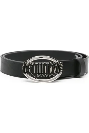 Dsquared2 Cinturón Gothic con hebilla del logo
