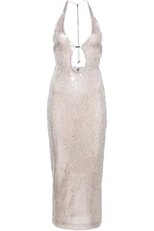 16Arlington Vestido midi Sola bordado con lentejuelas