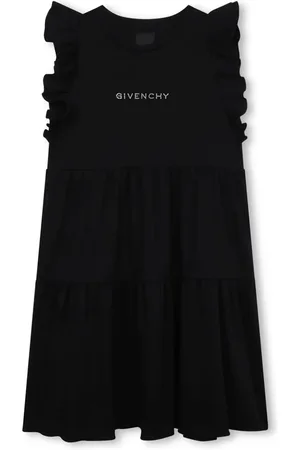 Givenchy Vestido con aplique del logo y strass