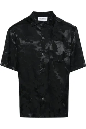 HAN Kjøbenhavn Camisa satinada en jacquard