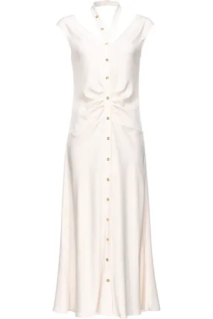 Pinko Vestido camisero con abertura