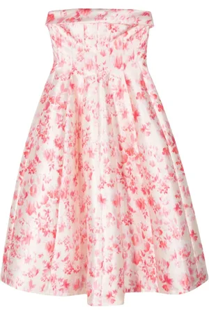 Serafini Vestido midi con estampado floral
