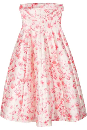 Serafini Vestido midi con estampado floral