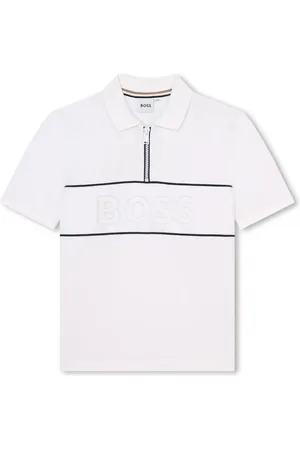 HUGO BOSS Playera tipo polo con logo bordado