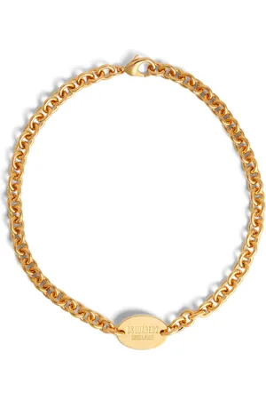 Dsquared2 Collar de cadena con logo grabado
