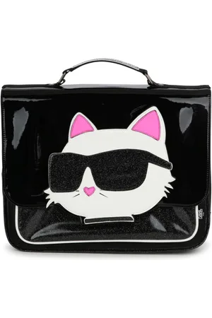 KARL LARGERFELD KIDS Mochila pequeña de Choupette niÑa rosa 