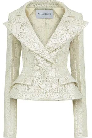 Nina Ricci Blazer con encaje de guipur