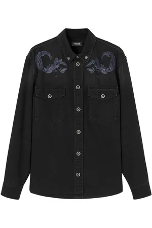 VERSACE Sobrecamisa Barocco bordado