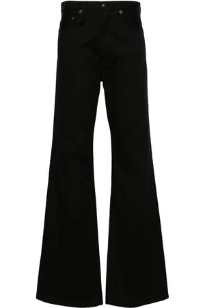R13 Pantalones anchos con tiro alto