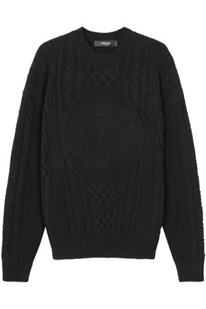 Black versace discount sweater