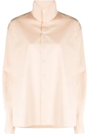 Fabiana Filippi Camisa de popelina con cuello alto