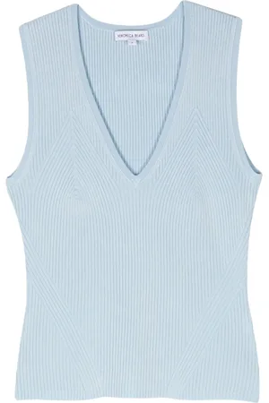 VERONICA BEARD Top tejido de canalé Sid