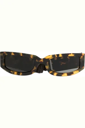 SUNNEI Lentes de sol con armazón rectangular y correa de hebilla