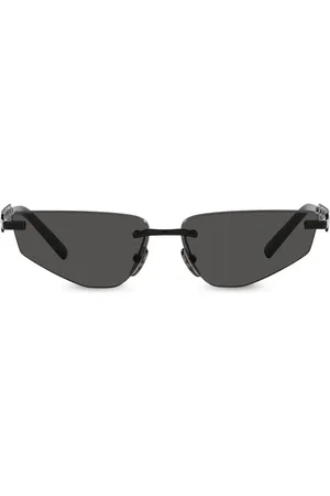 Dolce & Gabbana Lentes de sol con armazón cat eye y placa del logo