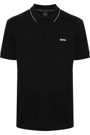 HUGO BOSS Playera tipo polo con logo estampado