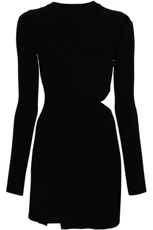 The Attico Vestido corto con aberturas