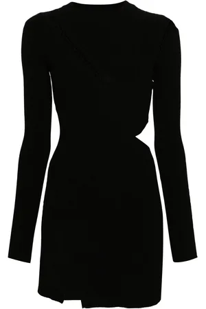 The Attico Vestido corto con aberturas
