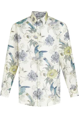 Etro Camisa con estampado floral y botones