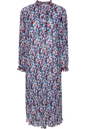 Ganni Vestido midi georgette
