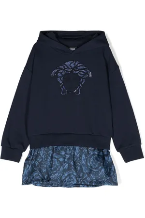 VERSACE Vestido estilo sudadera con motivo Medusa Head