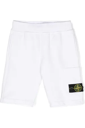 Stone Island Shorts con aplique Compass