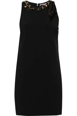 Elisabetta Franchi Vestido corto con detalle de cadena