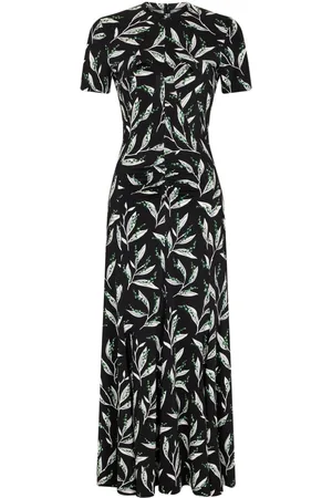 Paco rabanne Vestido manga corta con estampado floral