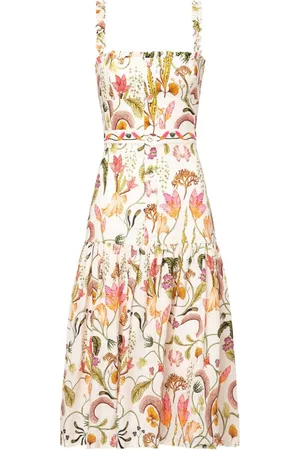 Agua by Agua Bendita Vestido midi Níspero Habitat