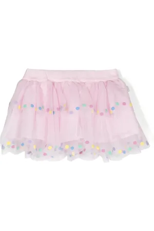 Stella McCartney Falda de tul con motivo de lunares