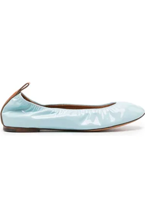 Lanvin Flats con efecto de charol