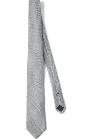 Brunello Cucinelli Corbata con motivo de rayas