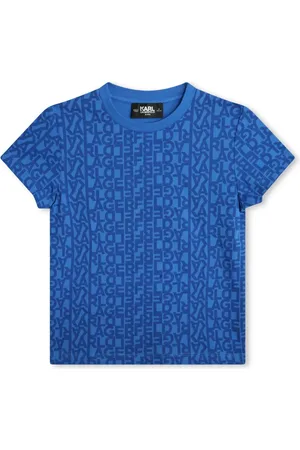 Karl Lagerfeld Playera con logo estampado
