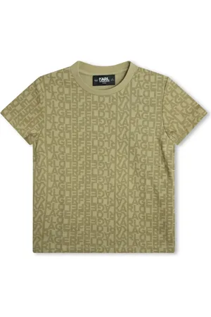 Karl Lagerfeld Playera con logo estampado