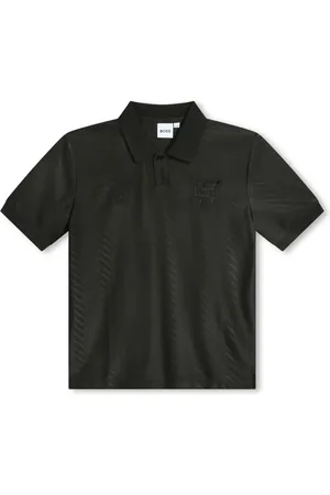 HUGO BOSS Playera tipo polo con parche del logo