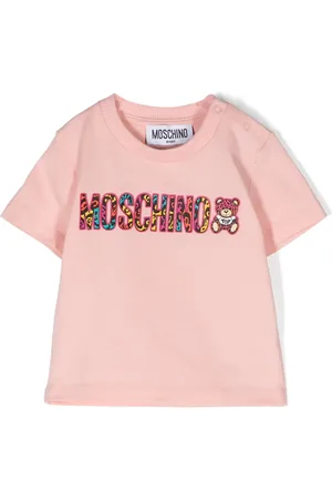 Moschino Playera con logo afelpado